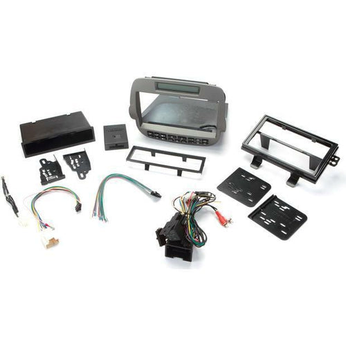 Metra 99-3010S-LC Silver Single/Double DIN Dash Kit for 2010-15 Chevrolet Camaro - TuracellUSA