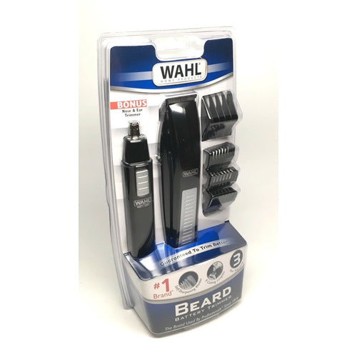 55371801 Wahl Cordless Battery Beard Mustache Trimmer Hair Shaver Groomer New - TuracellUSA