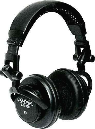 DJH200 DJ-Tech Professional DJ Headphones BRAND NEW - TuracellUSA