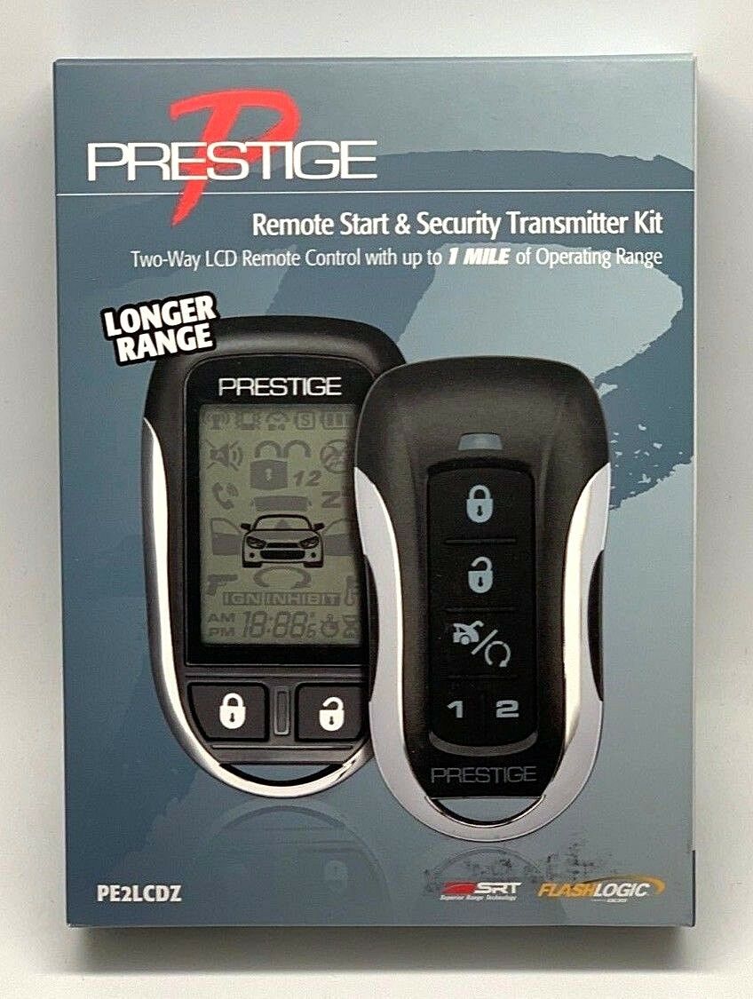 Prestige PE2LCDZ 2-Way 5-Button LCD Remote w/ 1 Mile Range - TuracellUSA