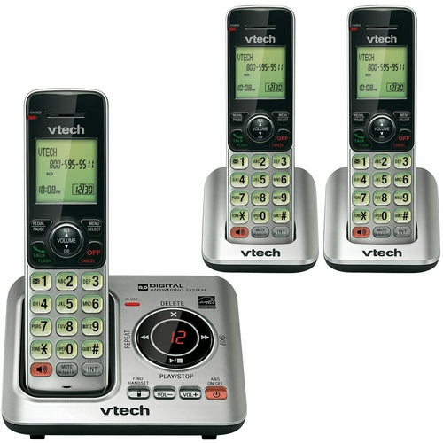 CS66293 Vtech DECT 6.0 Expandable Cordless Phone Answering System Caller ID NEW - TuracellUSA