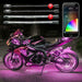 XKGLOW KSMOTOSTANDARD 2 Gen 8 Pod 4 Strip App Control Motorcycle Professional - TuracellUSA