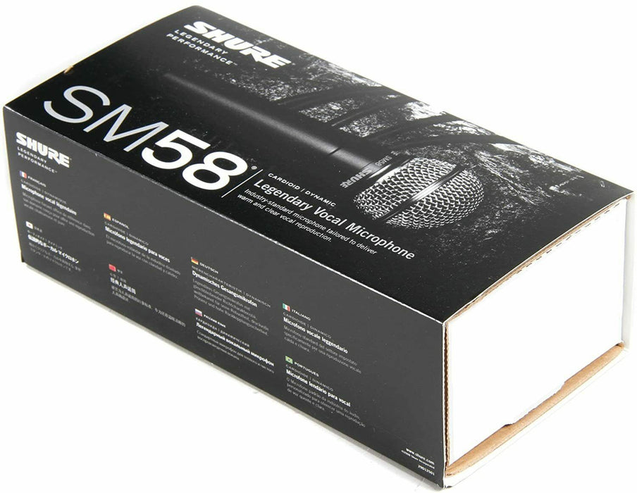 SM58LC Shure Dynamic Wired XLR Professional Microphone BRAND NEW - TuracellUSA