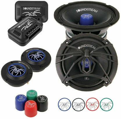 SM.650C Soundstream 6.5″ Pro Audio Component Speakers Without Tweeter Rings - TuracellUSA