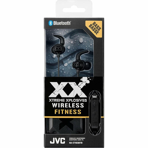 JVC-HAET103BTA JVC XX Fitness Sound-Isolating Bluetooth Earbuds BRAND NEW - TuracellUSA