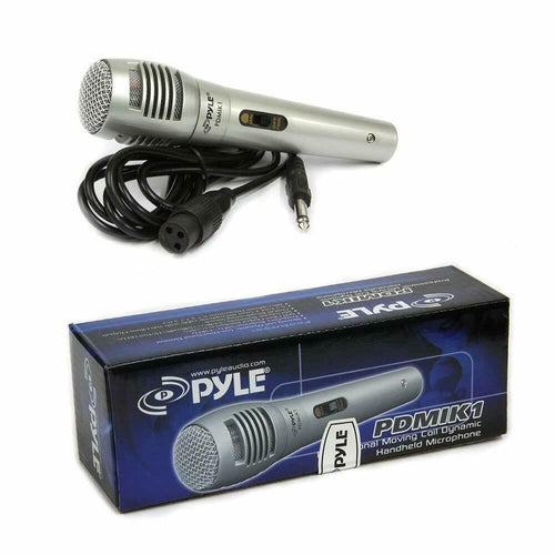 Pyle PDMIK1 Professional Moving Coil Dynamic Handheld Microphone, 6.5 Ft. Cable - TuracellUSA