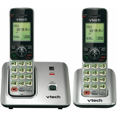 CS66192 VTECH DECT 6.0 CORDLESS PHONE WITH 2 HANDSETS NEW - TuracellUSA