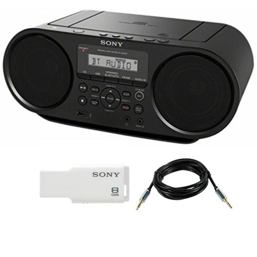 ZSRS60BT Sony Portable Bluetooth Digital Turner AM/FM CD Player Mega Bass NEW - TuracellUSA