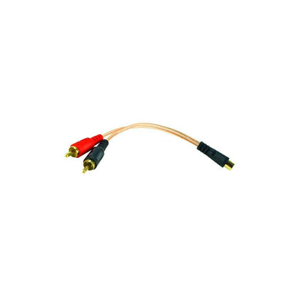 TPTRCA1F2M Timpano RCA Cable 1 Female To 2 Male Y NEW - TuracellUSA