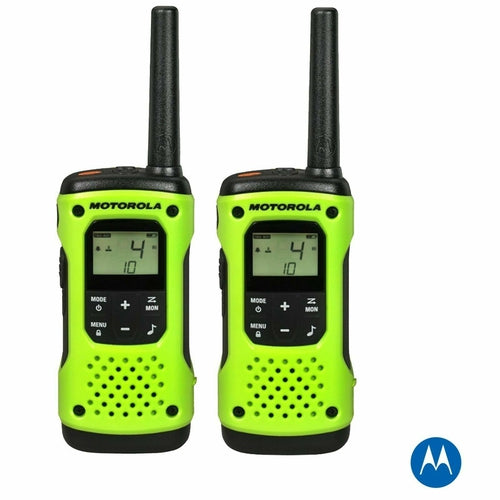 MOTOROLA Talkabout T600 Waterproof Rechargeable Two-Way Radios, Green- 2 Pack - TuracellUSA