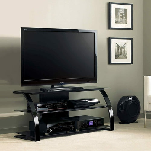 PVS4206HG Bell'O High Gloss Black Flat Panel For Audio Video System NEW - TuracellUSA