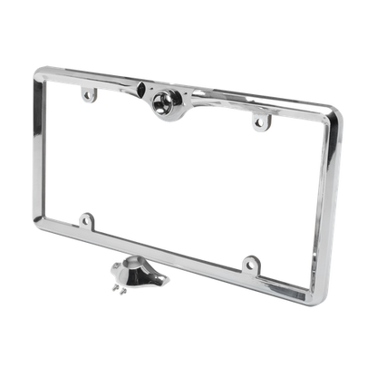 CRIMESTOPPER License Plate Frame Camera Bracket Chrome LPFRAMECHR W/Camera - TuracellUSA