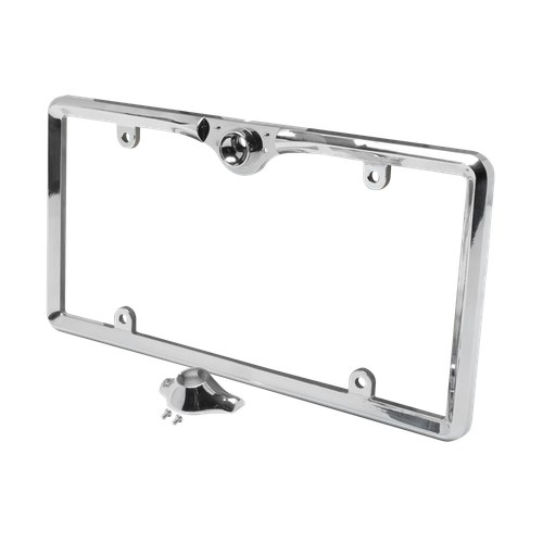 CRIMESTOPPER License Plate Frame Camera Bracket Chrome LPFRAMECHR W/Camera - TuracellUSA