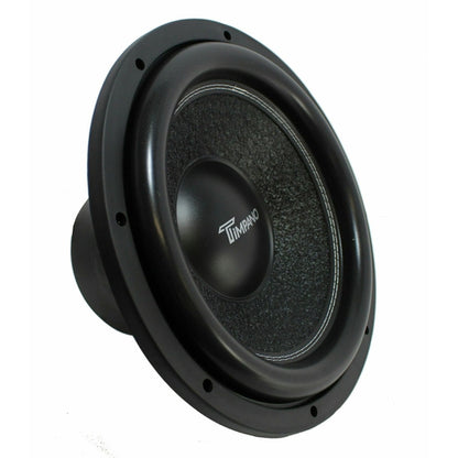 2 x 12" Subwoofer 1600W 4 Ohm DVC Pro Car Audio Bass Timpano TPT-TSUB12 D4 - TuracellUSA