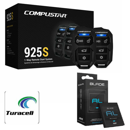 Compustar CS925-S 1-Way Remote Car Starter + BLADE-AL Bypass Module Package NEW - TuracellUSA