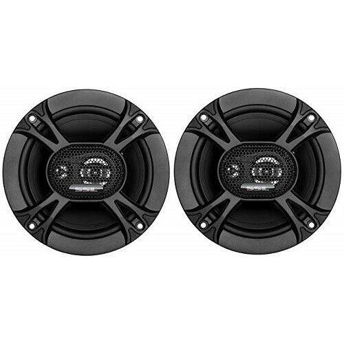 Soundstorm SSL EX365 6.5 Inch 150W 3-Way Car Coaxial Audio Black Speakers (Pair) - TuracellUSA