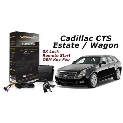 Flashlogic Remote Start for 2012 Cadillac CTS ESTATE WAGON w/Plug & Play Harness - TuracellUSA