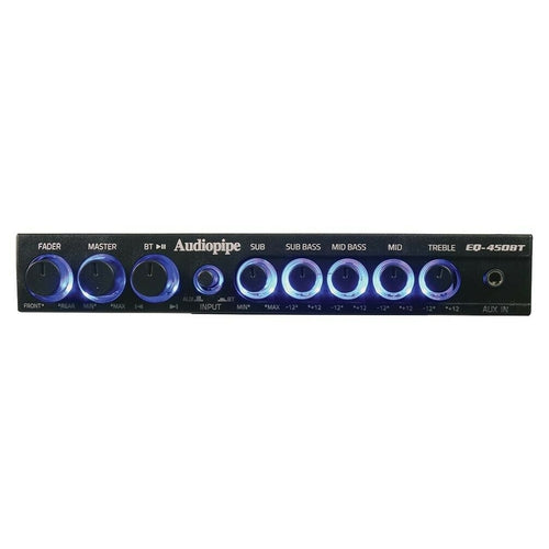 EQ-450BT Audiopipe Band Wireless Streaming Graphic Band Equalizer BRAND NEW - TuracellUSA