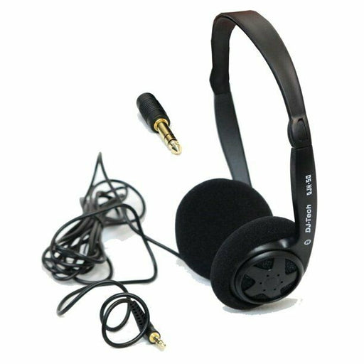 DJH50 DJ-Tech Light Weight Headphones BRAND NEW - TuracellUSA