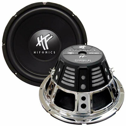 4 X Hifonics HFX12D4 HF Series 12" 800 Watt DVC 4 Ohm Car Subwoofers PAIR NEW! - TuracellUSA