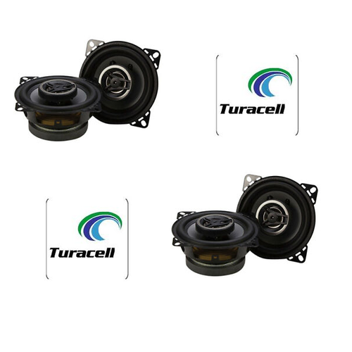 4 Crunch CS4CX 200 Watts 4" Inches 2-Way CS Series Coaxial Car Audio Speakers - TuracellUSA