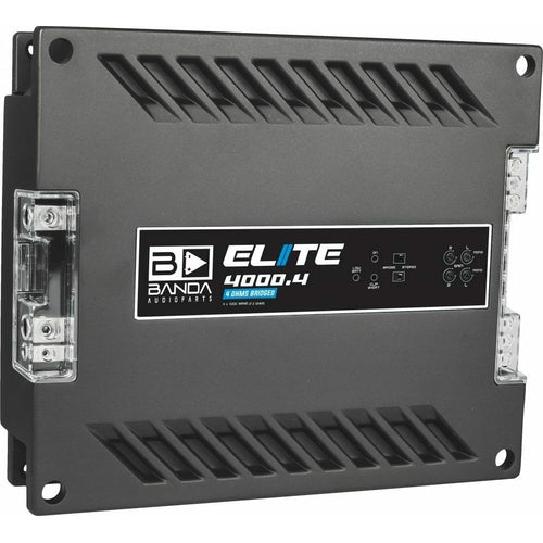 4000.4 BANDA ELITE Four Channel 1000 Watts Max @ 2 Ohm Car Audio Amplifier NEW - TuracellUSA