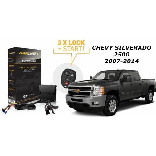 Flashlogic Remote Start for 2011 Silverado 2500 Diesel w/Plug & Play Harness - TuracellUSA