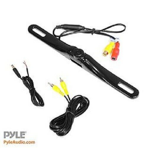 Pyle PLCM18BC License Plate Mount Rear View Color Car Backup Camera System NEW!! - TuracellUSA