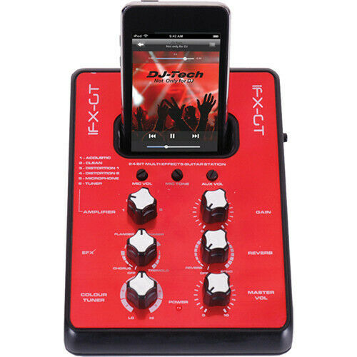 DJ Tech i-GX Jammin Guitar Effects Processor w/ Direct to iPod Player/Recorder - TuracellUSA