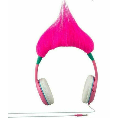 KID-TR140 KID DESIGNS Trolls Stereo Headphones Kid Friendly BRAND NEW RETAIL - TuracellUSA