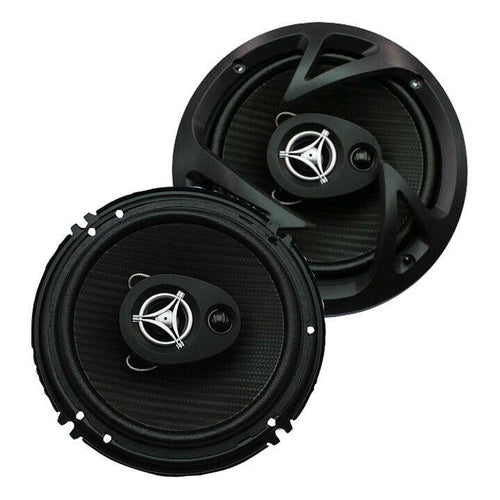 Power Acoustik EF-653 400 Watts 6.5" 3-Way Coaxial Car Audio Speakers 6-1/2" - TuracellUSA