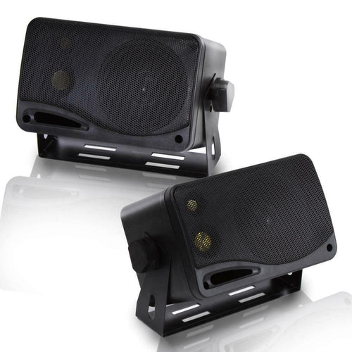 PYRAMID 2022SX 3.75" 200W 3-Way Car Audio Mini Box Car/Inside Home Speakers NEW! - TuracellUSA