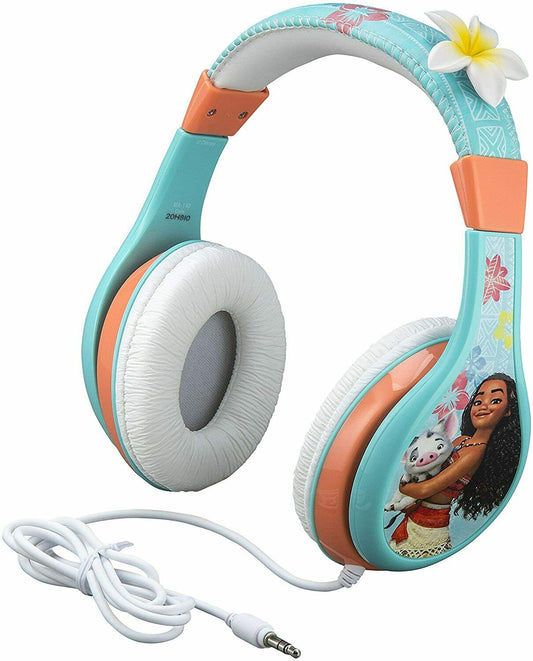 MA140V9 KID DESIGNS eKids Moana Headphones Parental Volume Control NEW - TuracellUSA