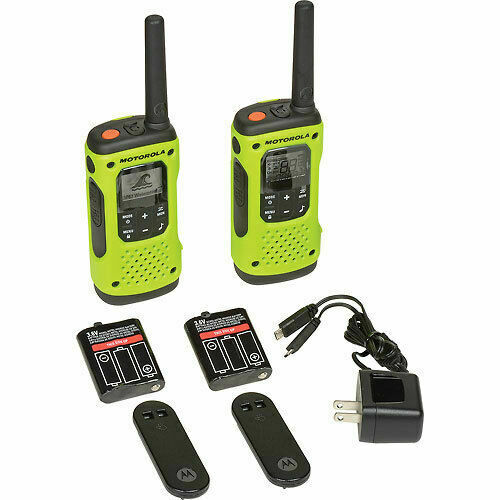 MOTOROLA Talkabout T600 Waterproof Rechargeable Two-Way Radios, Green- 2 Pack - TuracellUSA