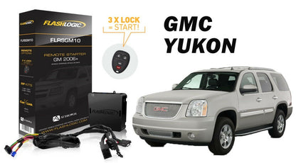 Flashlogic Remote Start for 2007 GMC Yukon V8 w/Plug & Play Harness - TuracellUSA