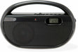 R602B GPX Portable AM/FM Radio with Digital Clock and Line Input - TuracellUSA