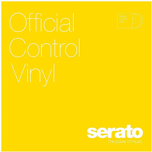 SCV-PS-YEL-OV Serato 12" Control Vinyl (Pair/Yellow) BRAND NEW - TuracellUSA