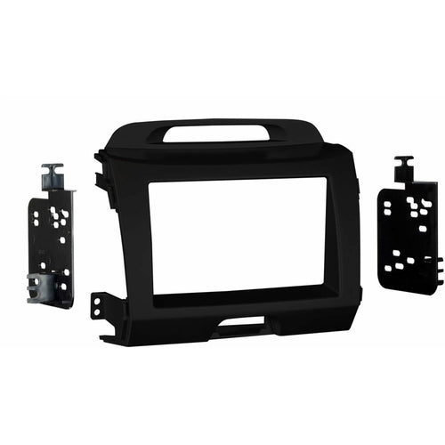 METRA 95-7344CH Radio Installation Kit For Kia Sportage 2011 & Up 2 DIN Charcoal - TuracellUSA