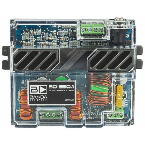 BD250.1 BANDA One Channel 250 Watts Max @ 4 Ohm Car Audio Amplifier BRAND NEW - TuracellUSA