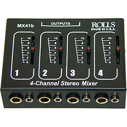 ROLLS MX41B Four Channel Mixer - TuracellUSA