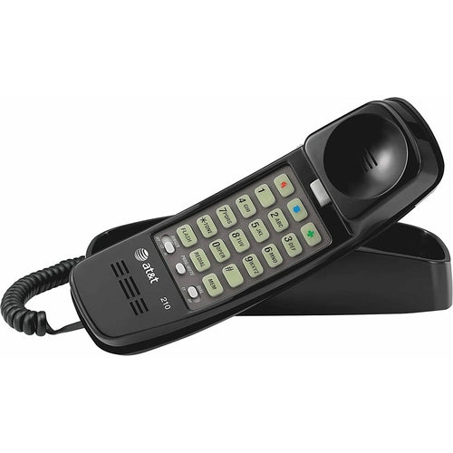 210BK AT&T Trimline Corded Phone Black BRAND NEW - TuracellUSA