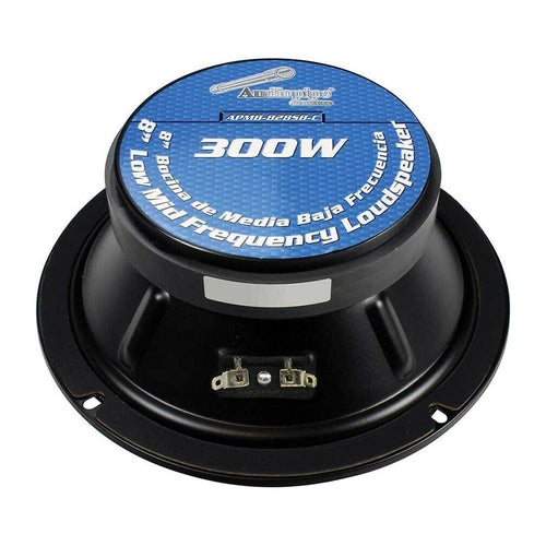 Audiopipe APMB838SBC Mid Range 8" Speaker 300W Max 3" Mounting Depth 1 Unit NEW! - TuracellUSA