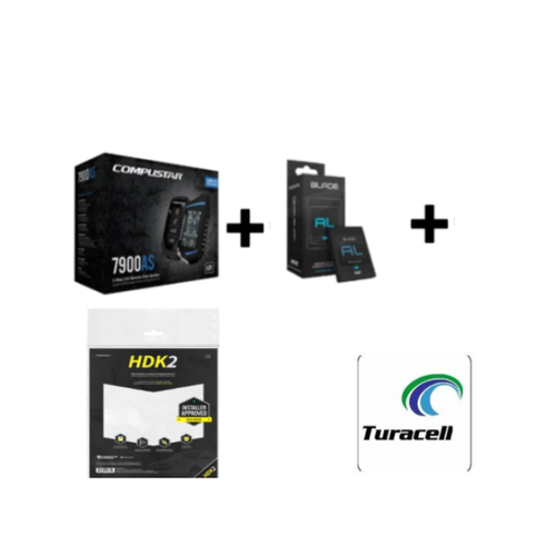 Compustar CS7900AS All-In-One 2-Way Remote Start + Alarm with BLADE-AL w/FTIHDK2 - TuracellUSA