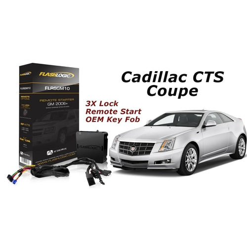 Flashlogic Remote Start for 2010 Cadillac CTS Coupe w/Plug & Play Harness - TuracellUSA