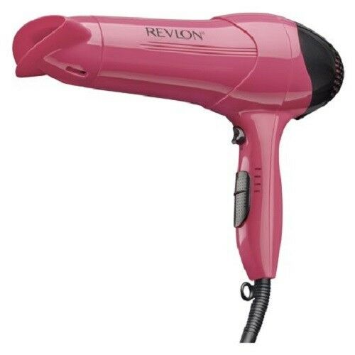 Revlon RV474 Ionic Hair Dryer, Pink, 1875 Watts WITH Concentrator - TuracellUSA