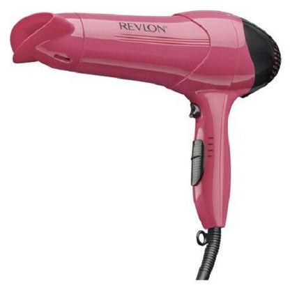 Revlon RV474 Ionic Hair Dryer, Pink, 1875 Watts WITH Concentrator - TuracellUSA