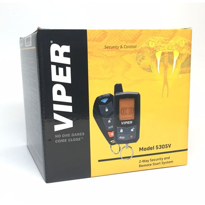 Viper 5305V Alarm & Remote Starter + DB3 Bypass Module Package 1/4 Mile LCD - TuracellUSA