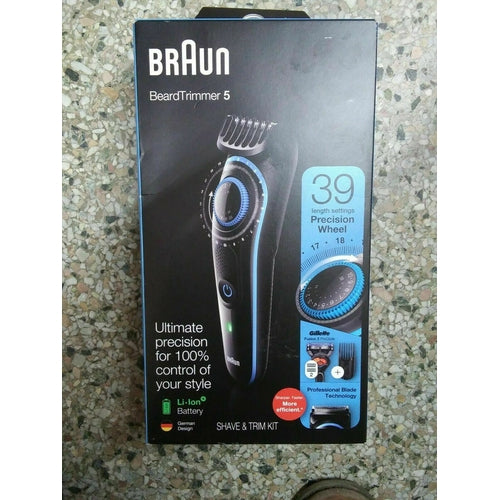BT5240 Braun Cordless&Rechargeable Hair Clipper with Gillette ProGlide Razor NEW - TuracellUSA