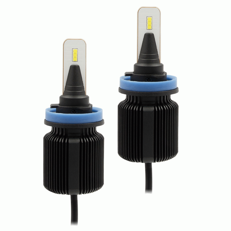 LED Replacement Headlight Bulbs - H8 Single Beam