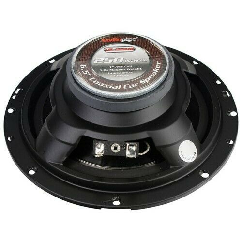 4 Audiopipe CSL-1622AR 6.5" Slim Mount 2-Way Coaxial Speakers,250w Max/125w RMS - TuracellUSA